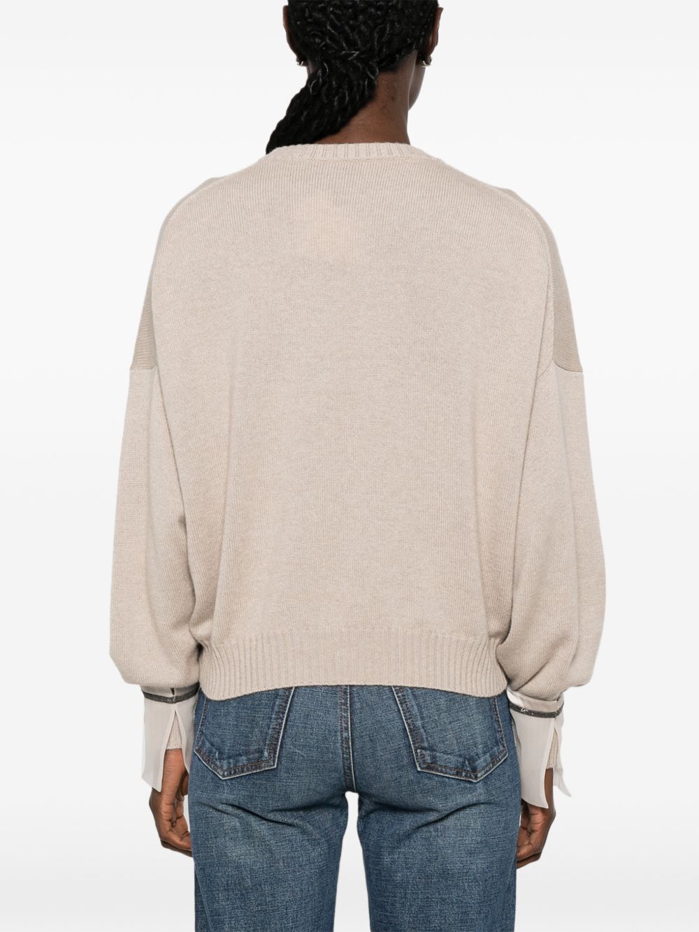 Brunello Cucinelli Women Cashmere Crewneck Sweater BRUNELLO CUCINELLI