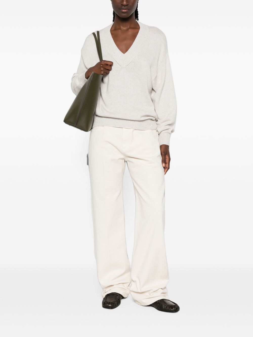 Brunello Cucinelli Women Cashmere And Silk Blend Sweater