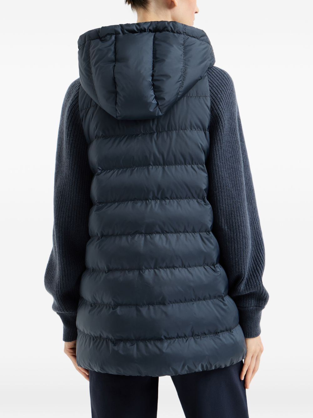 Brunello Cucinelli Women Nylon Midi Down Jacket