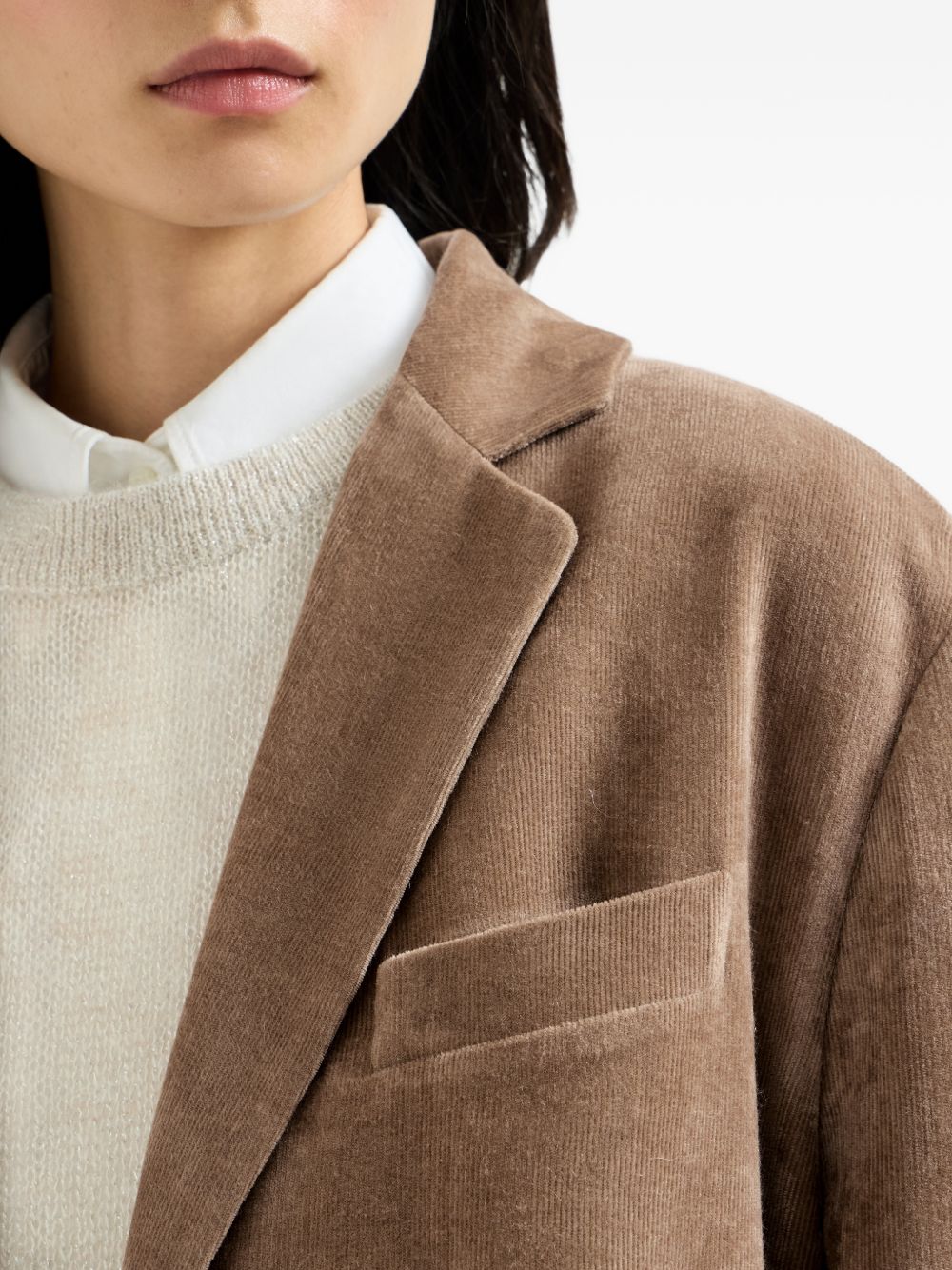 Brunello Cucinelli Women Single-Breasted Jacket BRUNELLO CUCINELLI