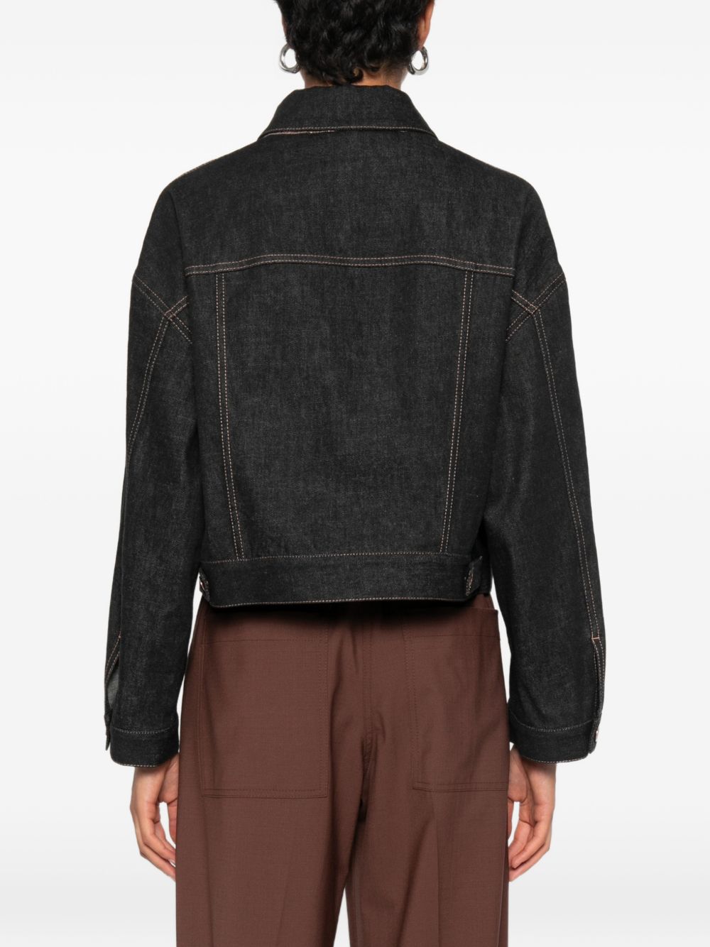 Brunello Cucinelli Women Denim Cotton Jacket BRUNELLO CUCINELLI