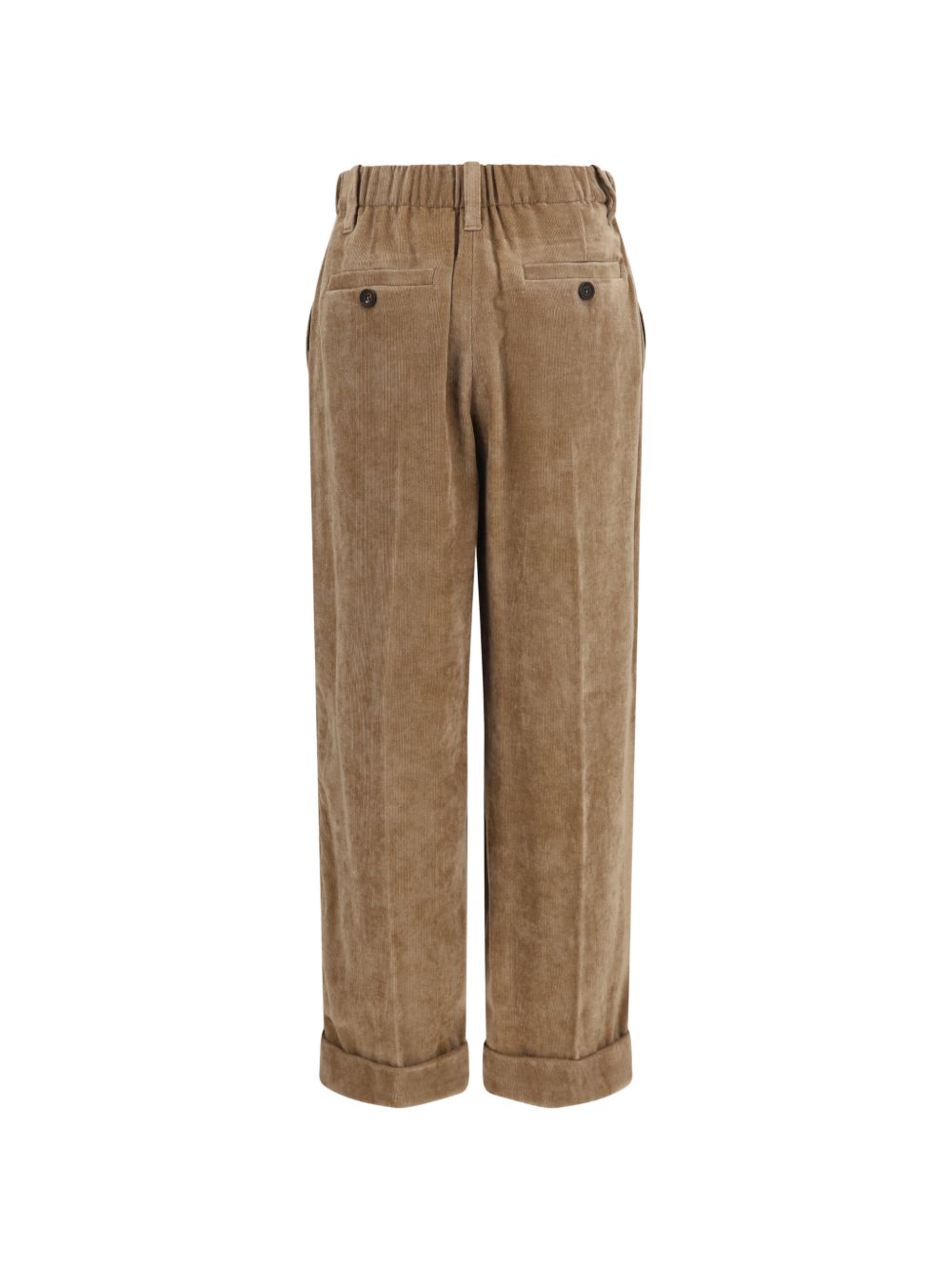 Brunello Cucinelli Women Pleated Corduroy Trousers BRUNELLO CUCINELLI
