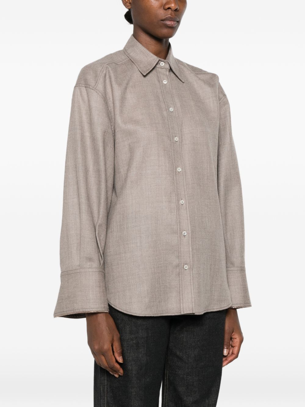 Brunello Cucinelli Women Wool Shirt BRUNELLO CUCINELLI