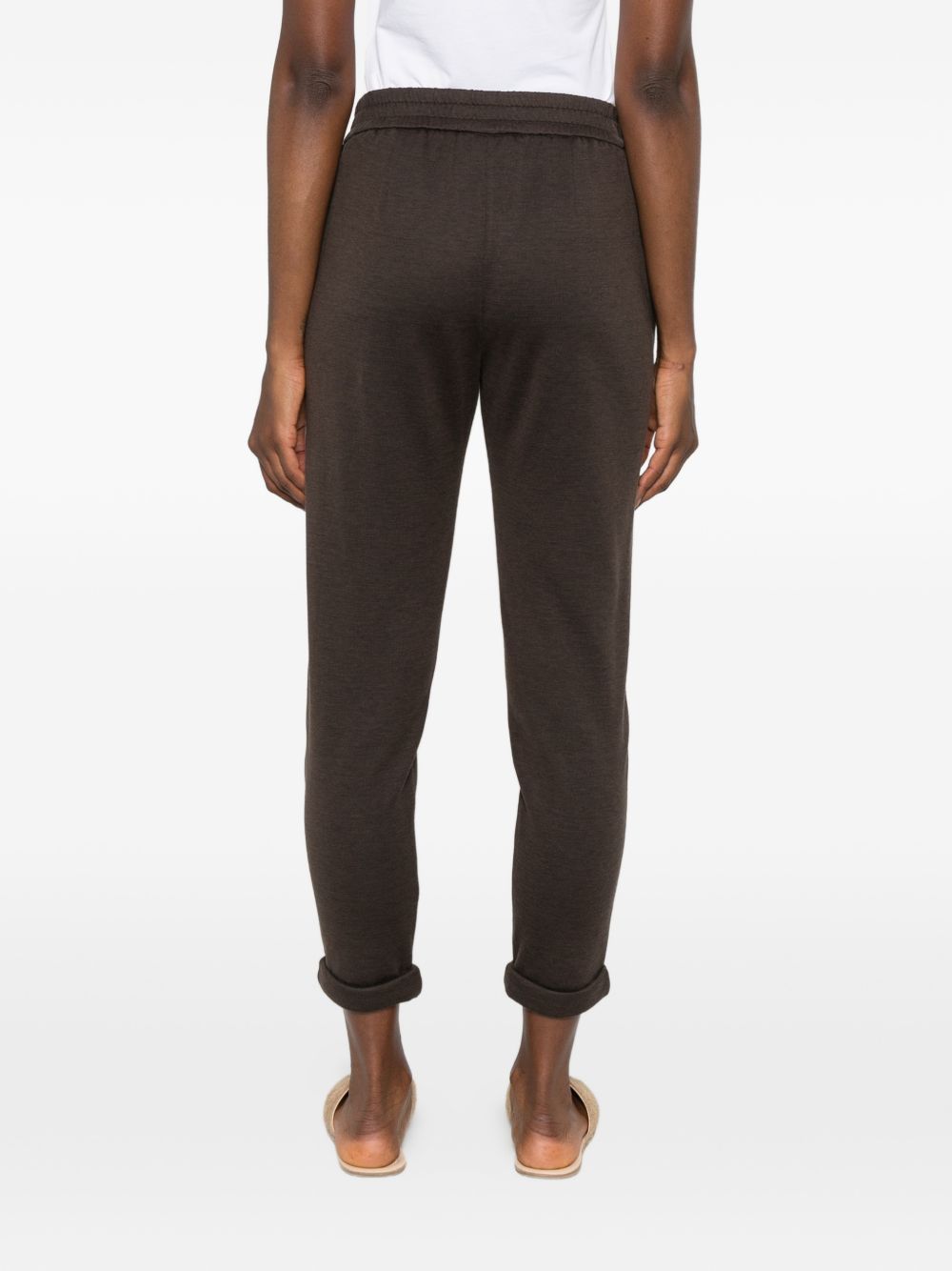 Brunello Cucinelli Women Cotton And Silk Trousers