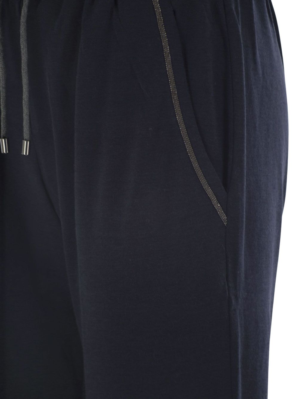 Brunello Cucinelli Women Cotton And Silk Trousers