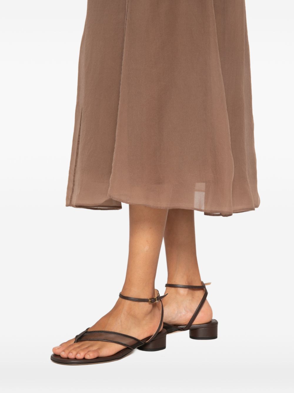 Brunello Cucinelli Women Silk Midi Skirt BRUNELLO CUCINELLI