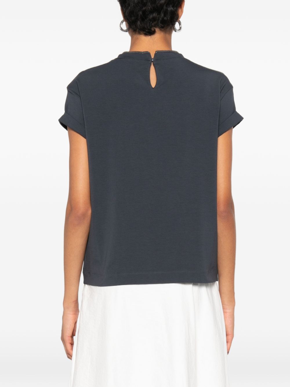 Brunello Cucinelli Women Cotton T-Shirt BRUNELLO CUCINELLI