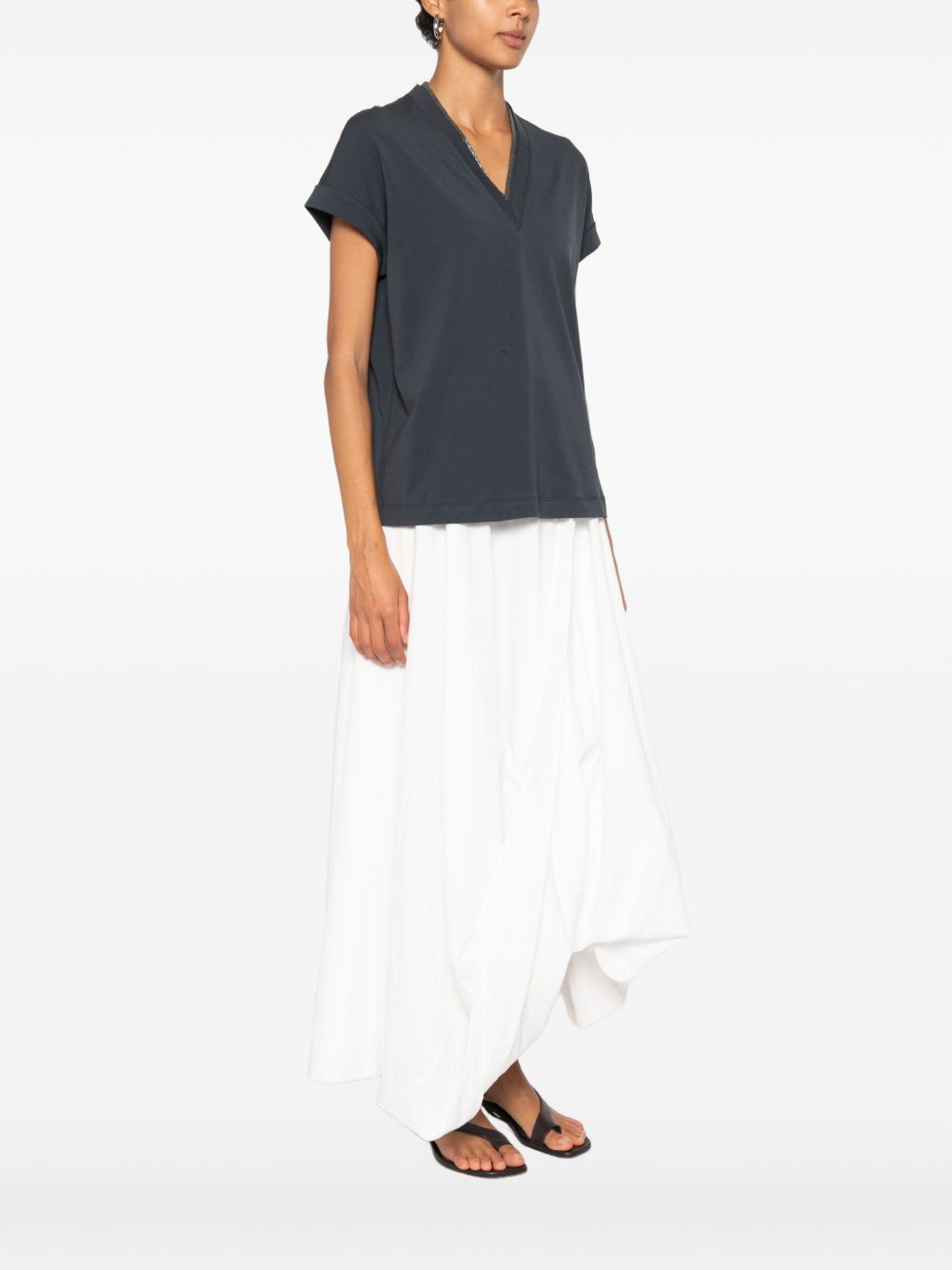 Brunello Cucinelli Women Cotton T-Shirt BRUNELLO CUCINELLI