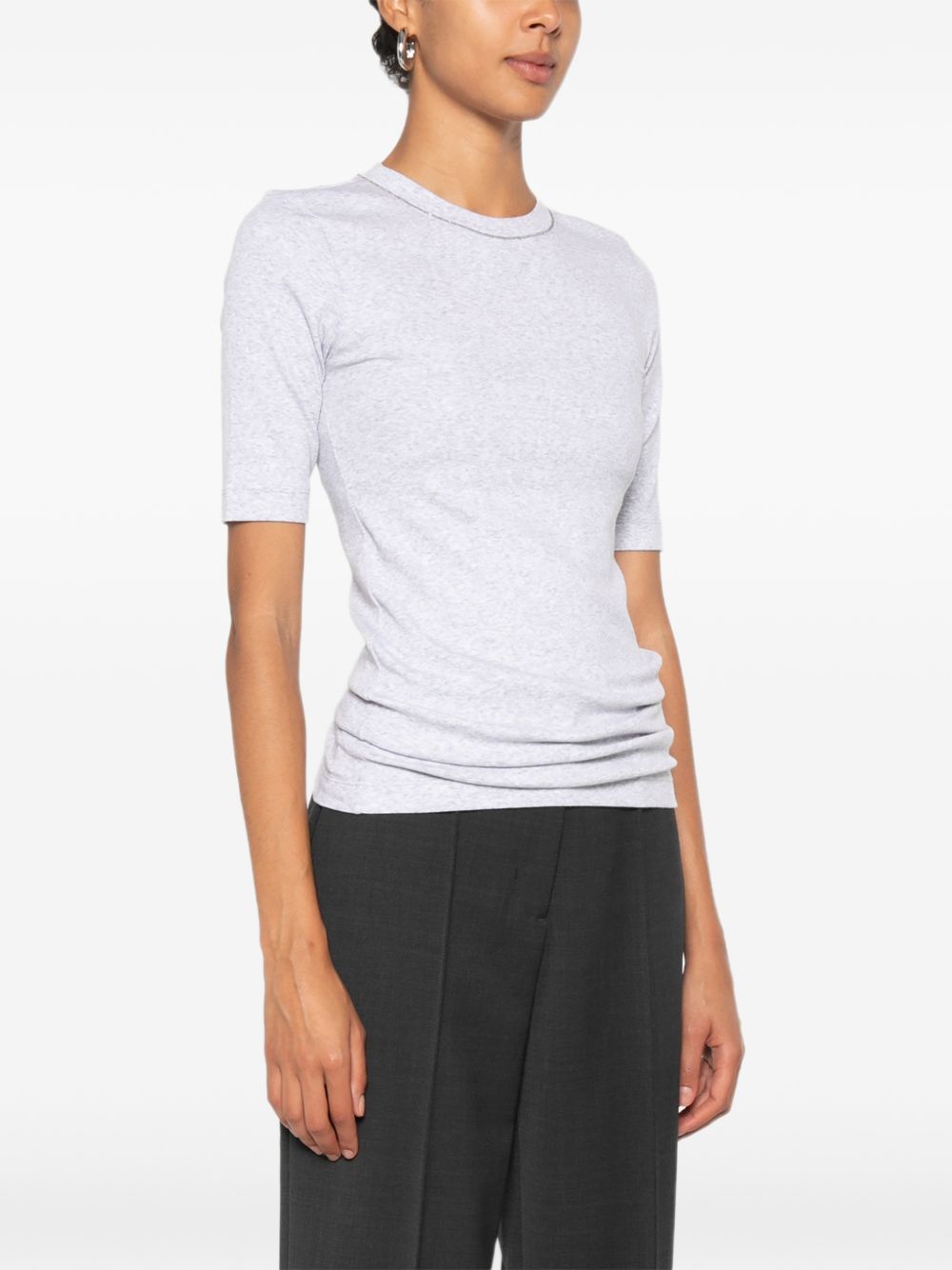Brunello Cucinelli Women Cotton Crewneck Sweater BRUNELLO CUCINELLI