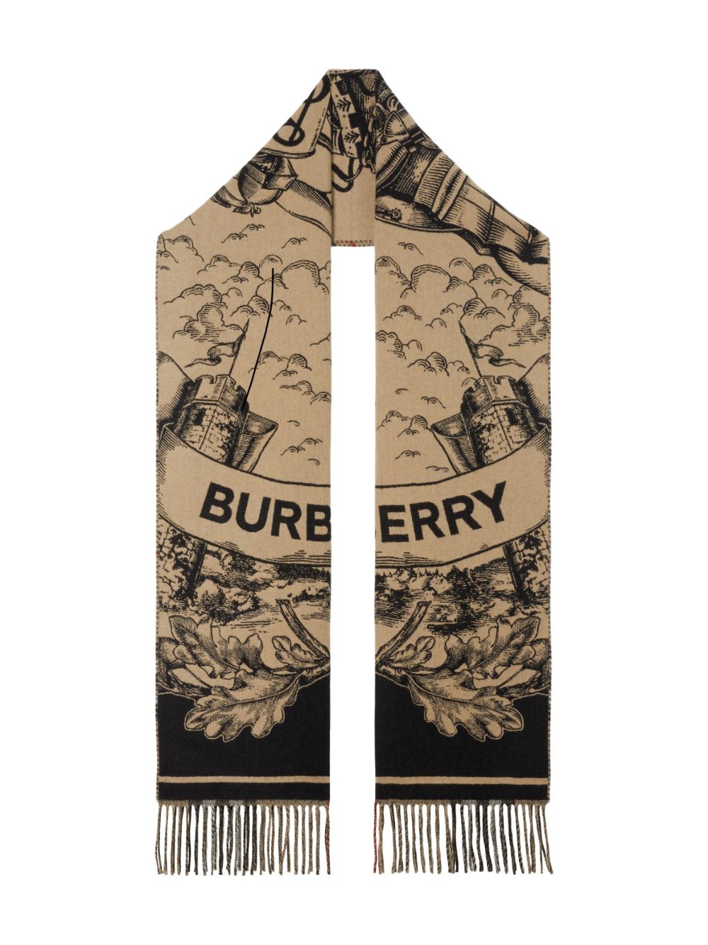 Burberry Men Ekd Cashmere Scarf BURBERRY