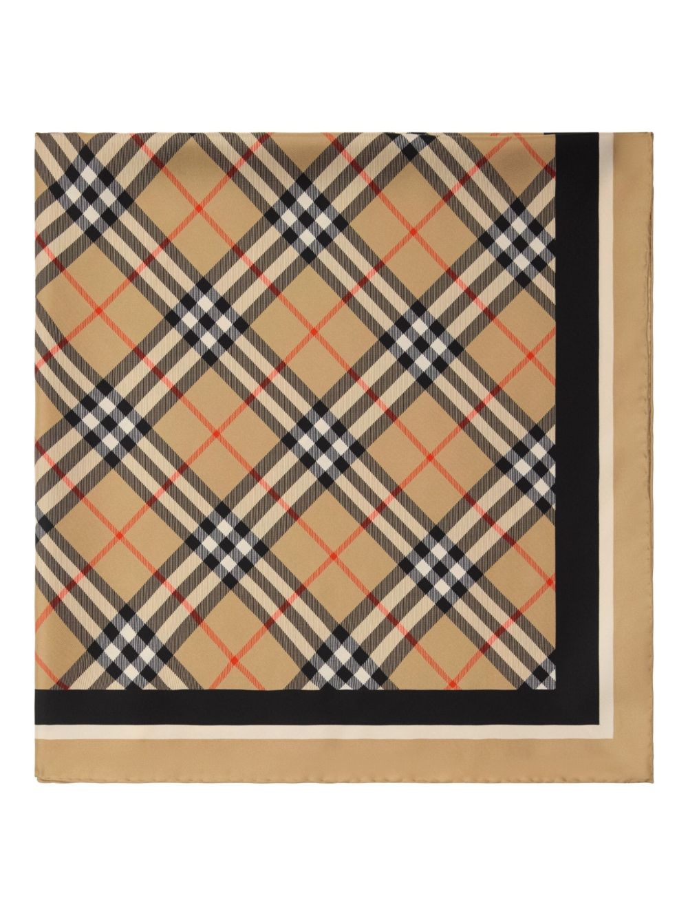 Burberry Women Check Silk Foulard BURBERRY