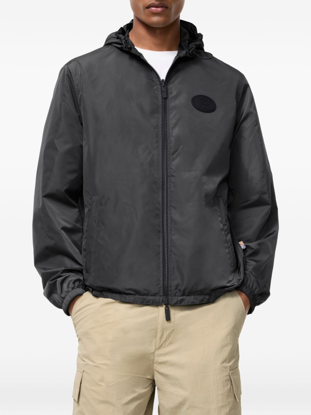 Burberry Men Check Blouson Jacket