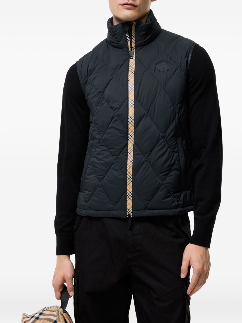 Burberry Men Acresford Quilted Down Vest BURBERRY