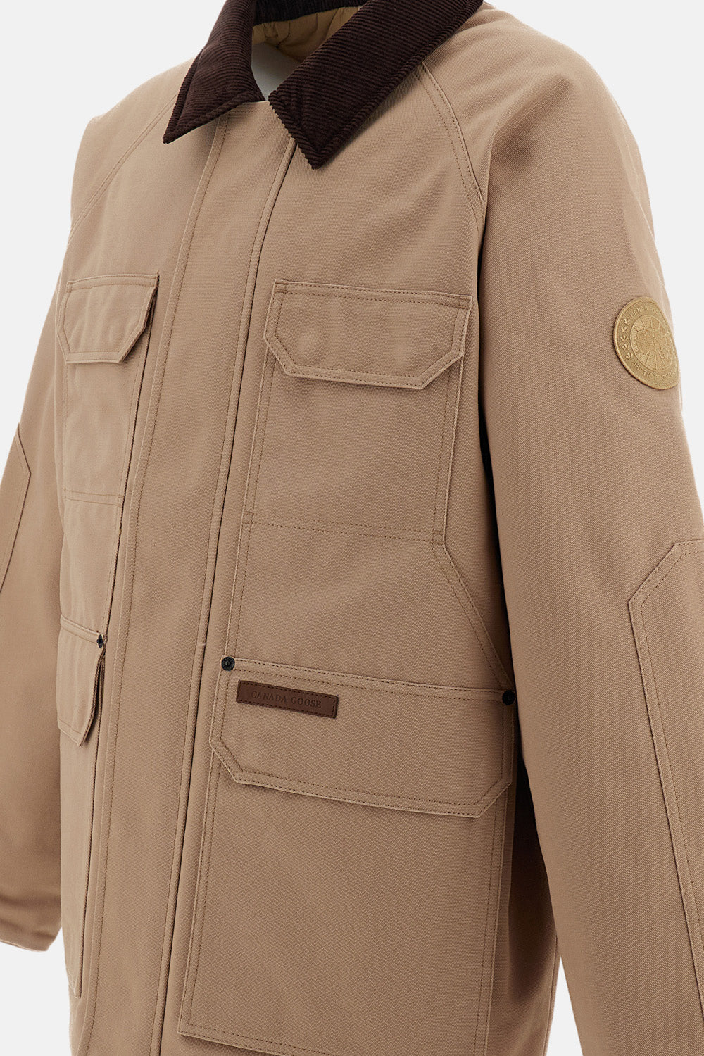Canada Goose Men Garrison Padded Cotton Canvas Jacket CANADA GOOSE
