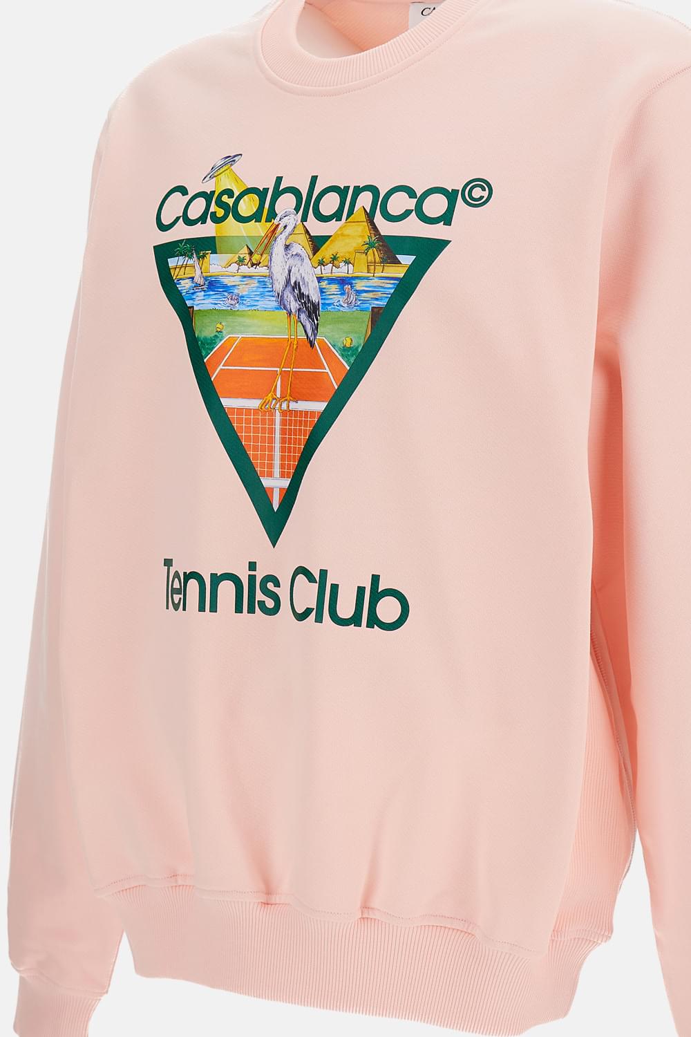 Casablanca Men Tennis Club Icon Printed Classic Sweatshirt CASABLANCA