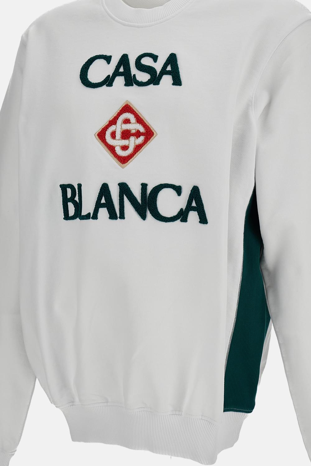 Casablanca Men Boucle Embroidered Classic Sweatshirt CASABLANCA