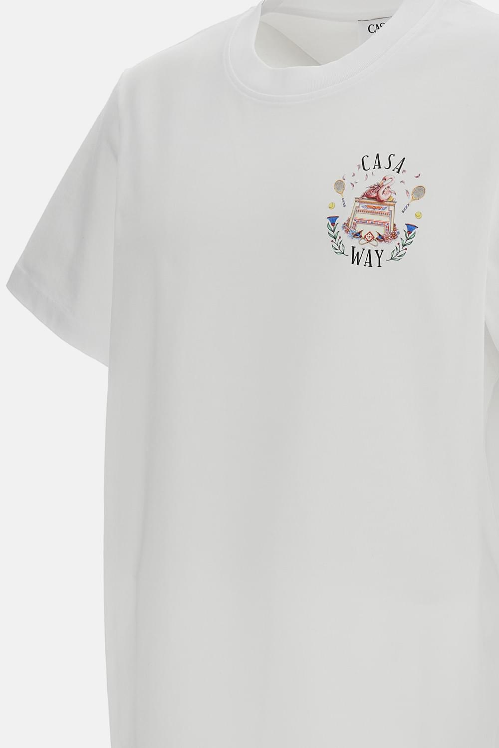 Casablanca Men Classic Printed T- Shirt CASABLANCA
