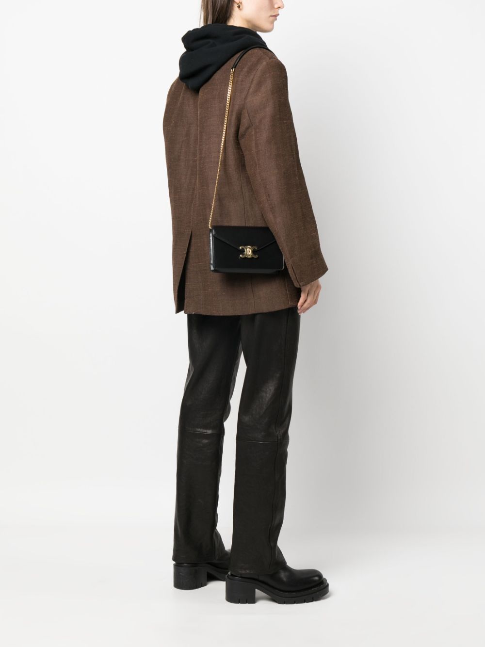 Celine Women Margo Leather Wallet On Chain CELINE