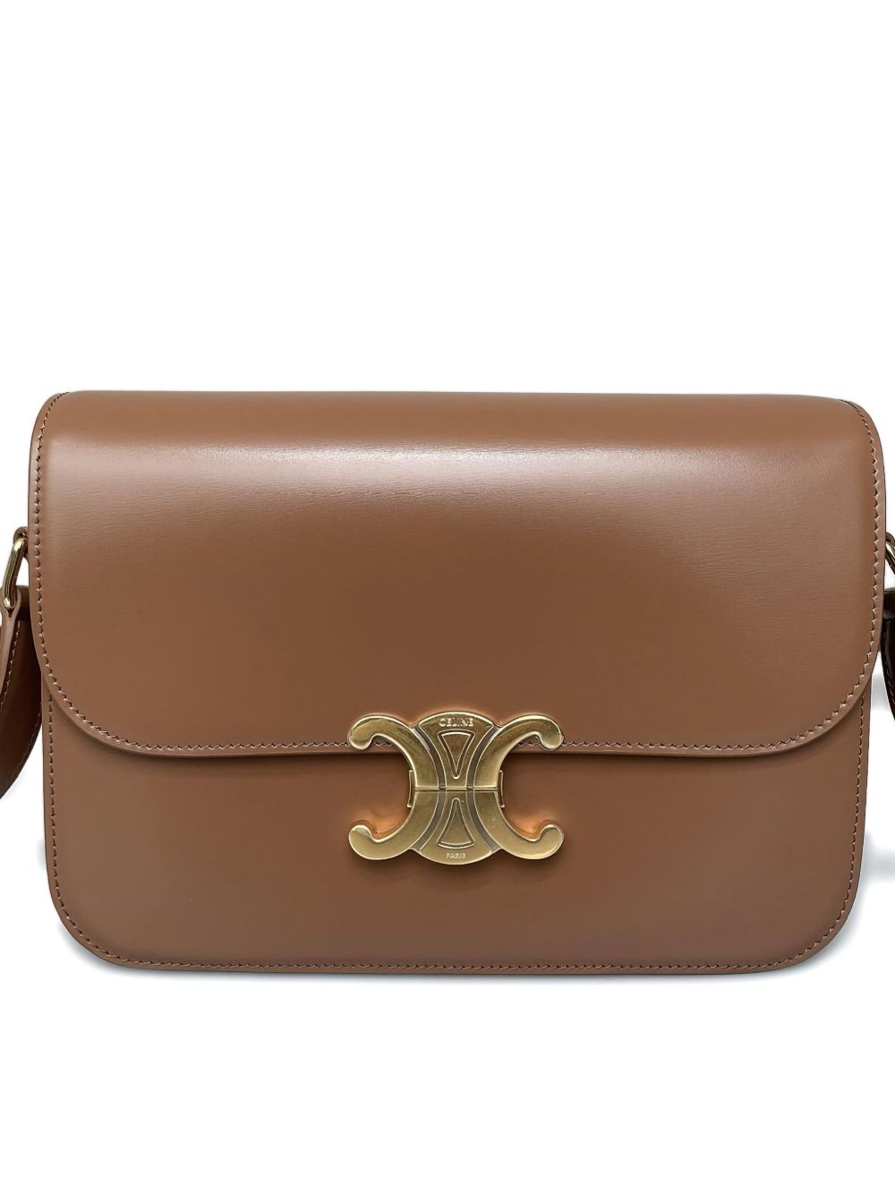 Celine Women Classique Leather Crossbody Bag CELINE