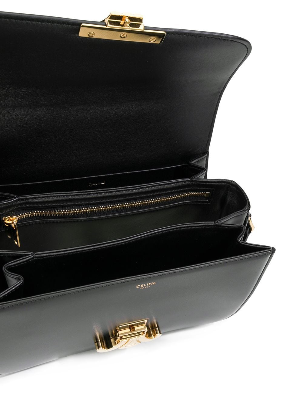 Celine Women Classique Leather Crossbody Bag CELINE