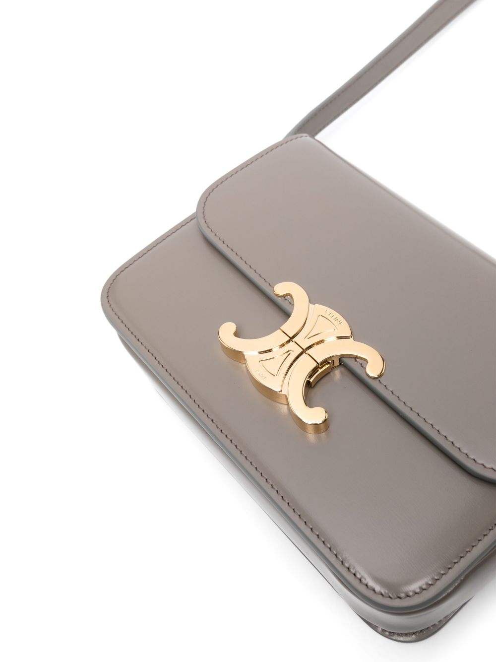 Celine Women Triomphe Teen Leather Shoulder Bag CELINE