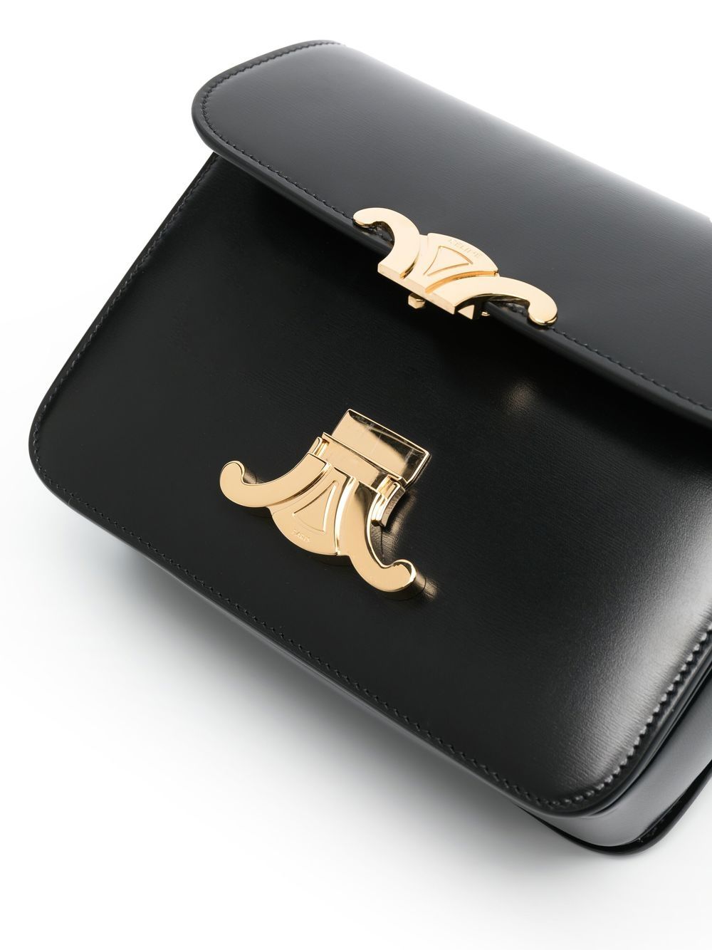 Celine Women Triomphe Teen Leather Shoulder Bag CELINE