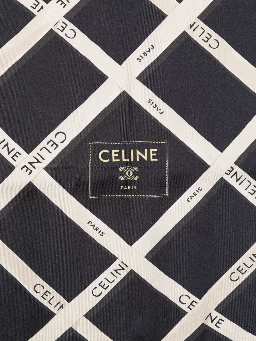 Celine Women Printed Silk Foulard CELINE