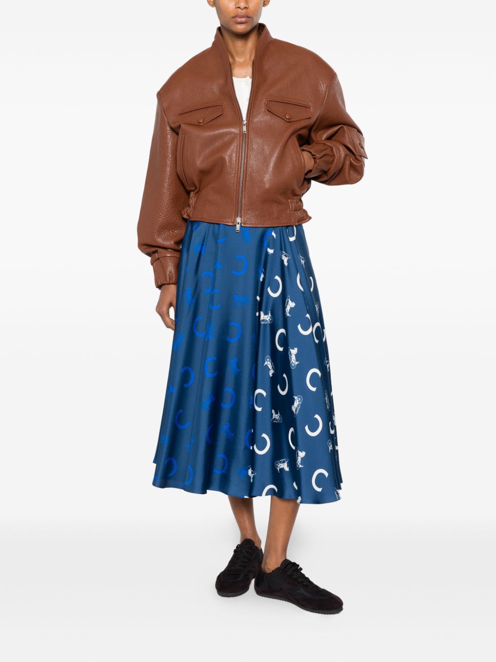Celine Women Silk Long Skirt CELINE