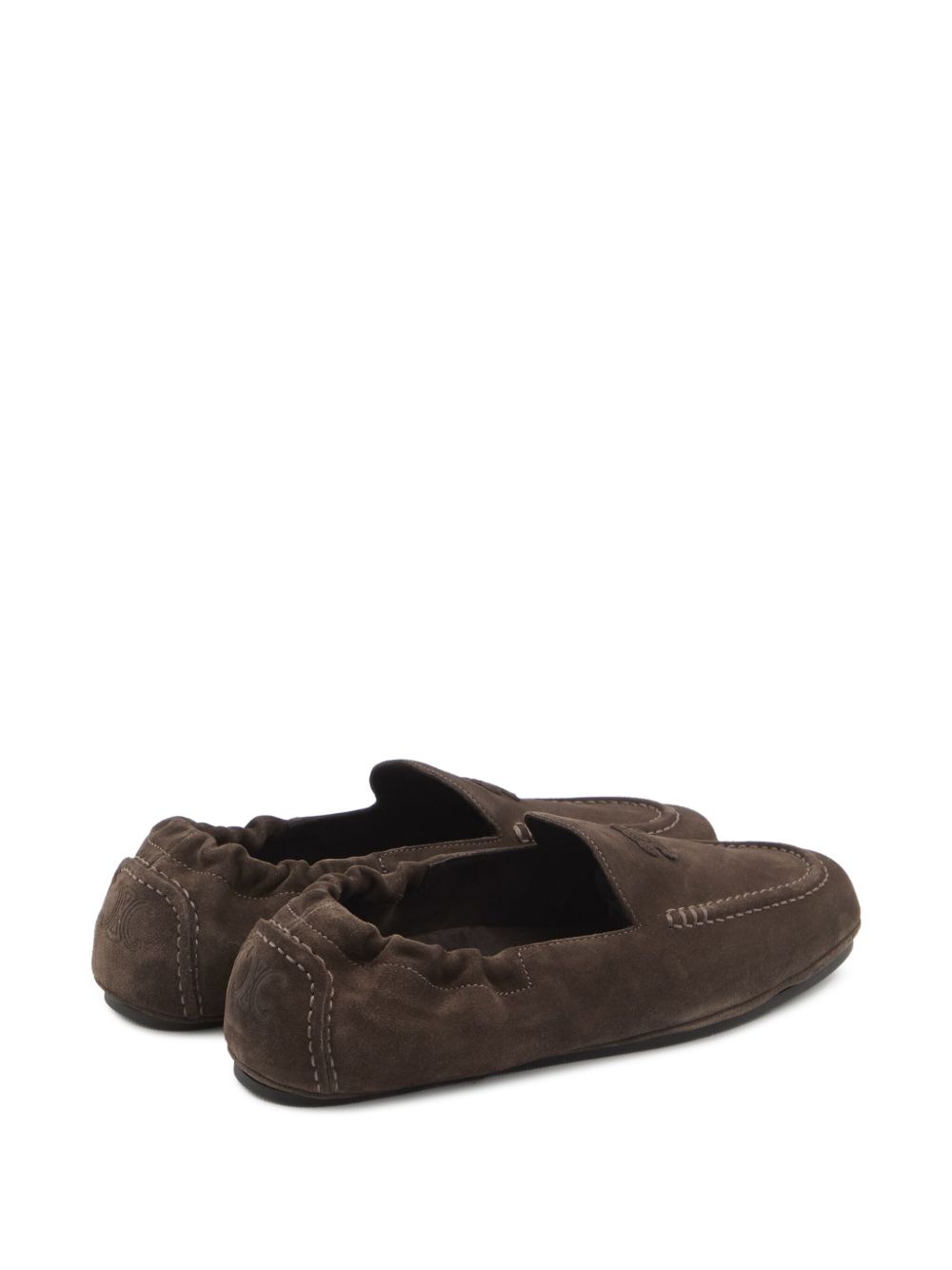 Celine Women Adam Suede Leather Loafers CELINE