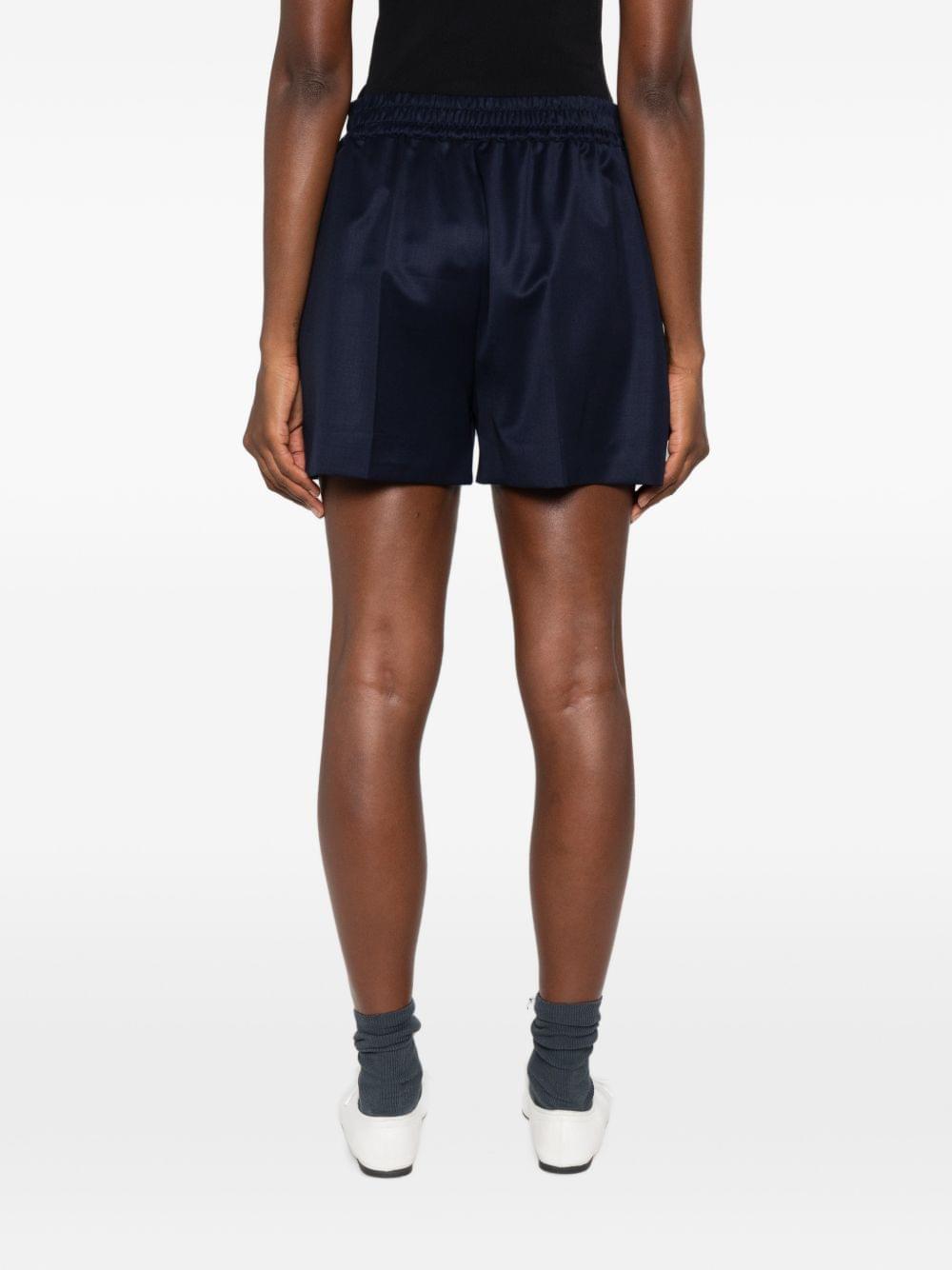 Celine Women Logo Wool Shorts CELINE