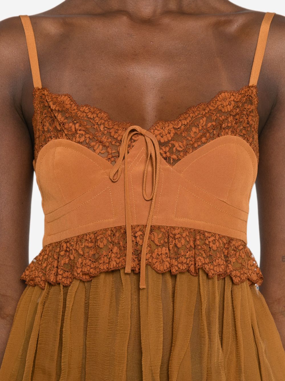 Chloé Women Silk Laced Top CHLOE