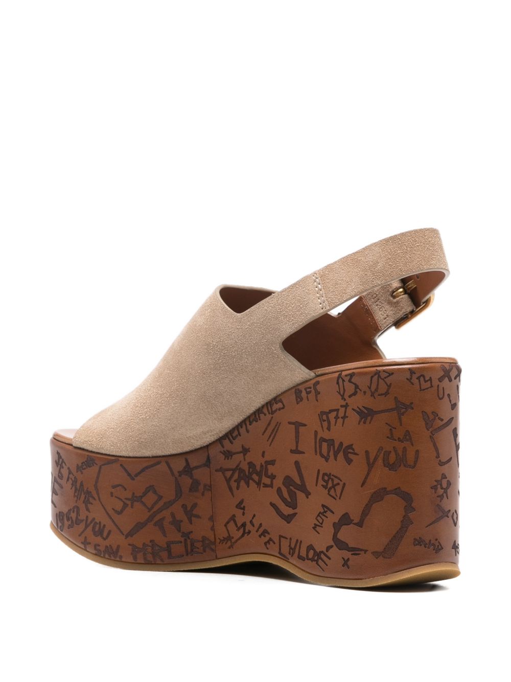 Chloé Women Maxime Wedge Sandals CHLOE