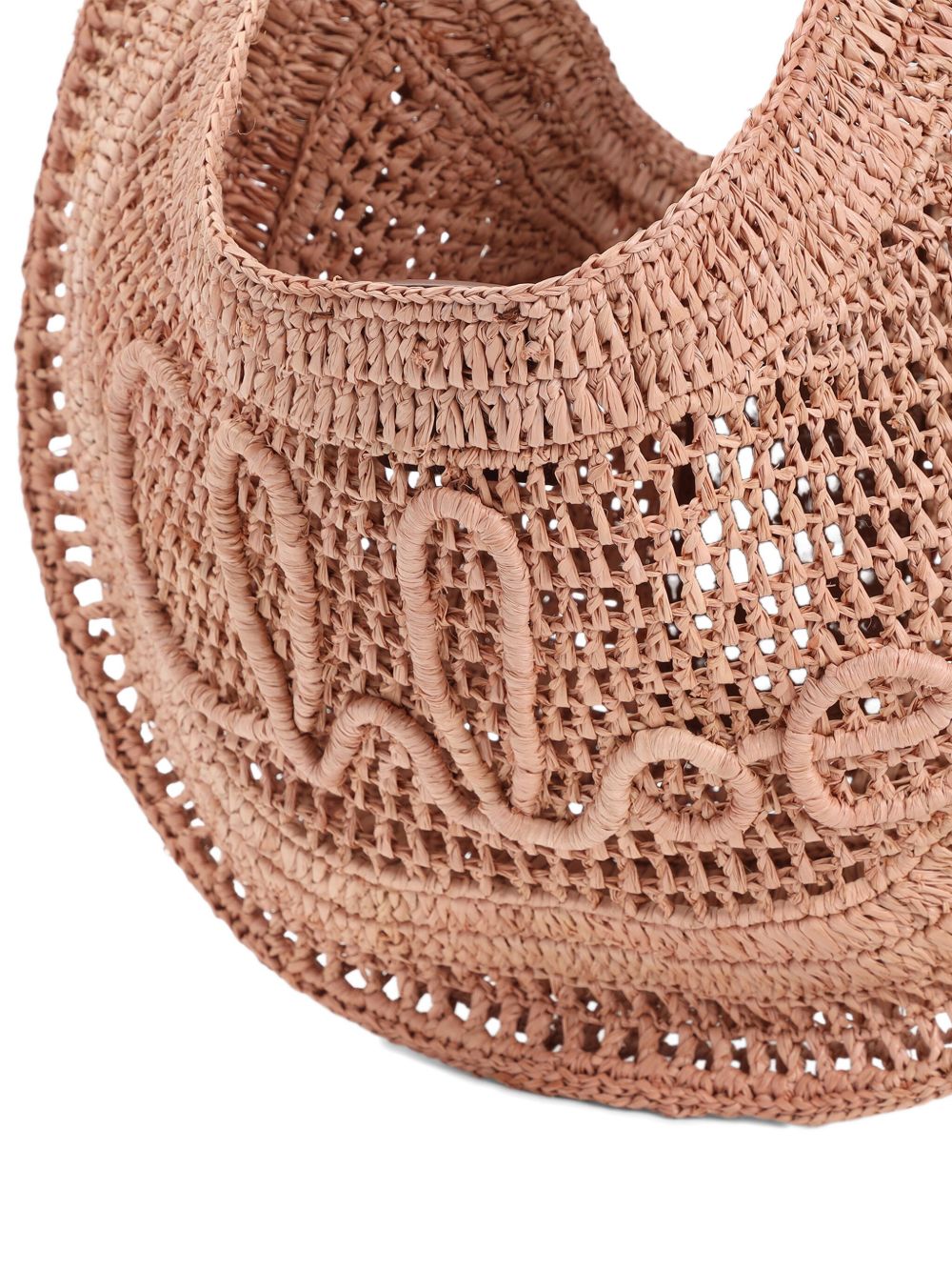 Chloé Women Summer Banana Rafia Hobo Bag CHLOE