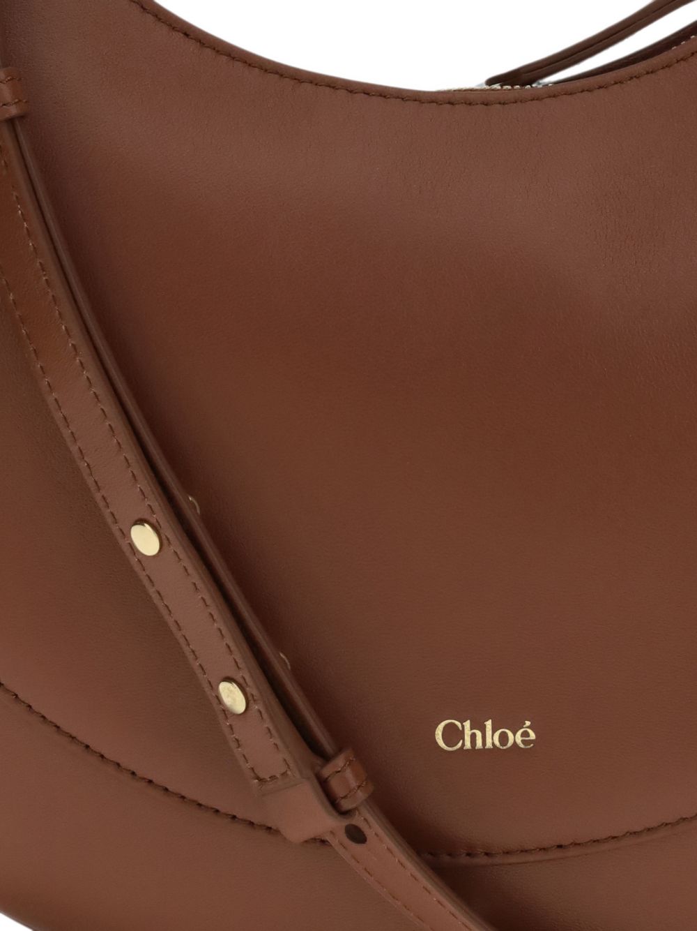Chloé Women Banana Small Leather Hobo Bag
