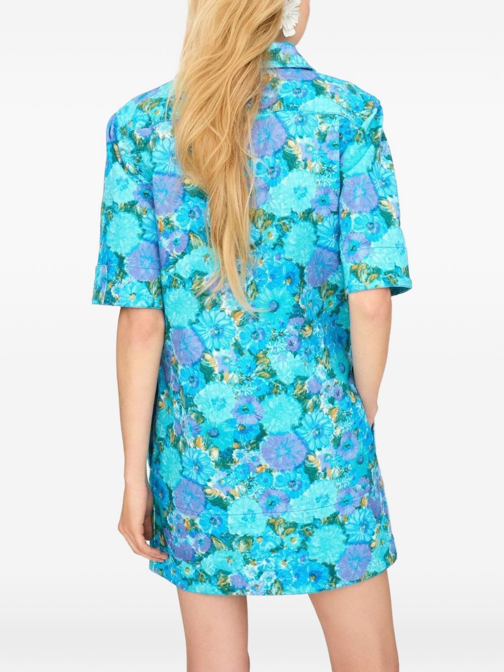 Chloé Women Printed Cotton Mini Dress CHLOE