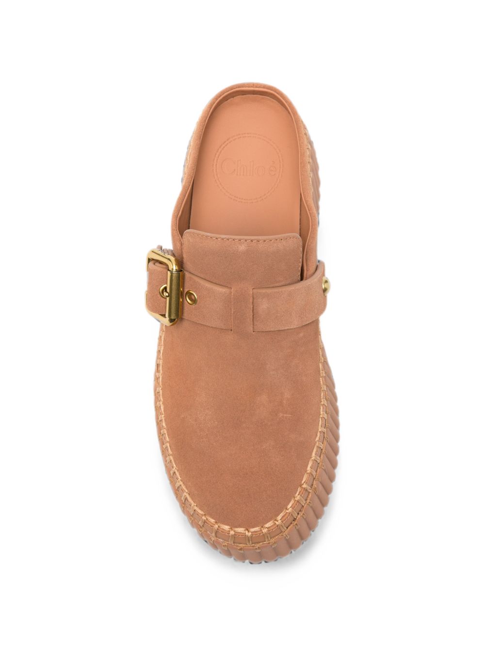 Chloé Women Nama Suede Leather Slippers