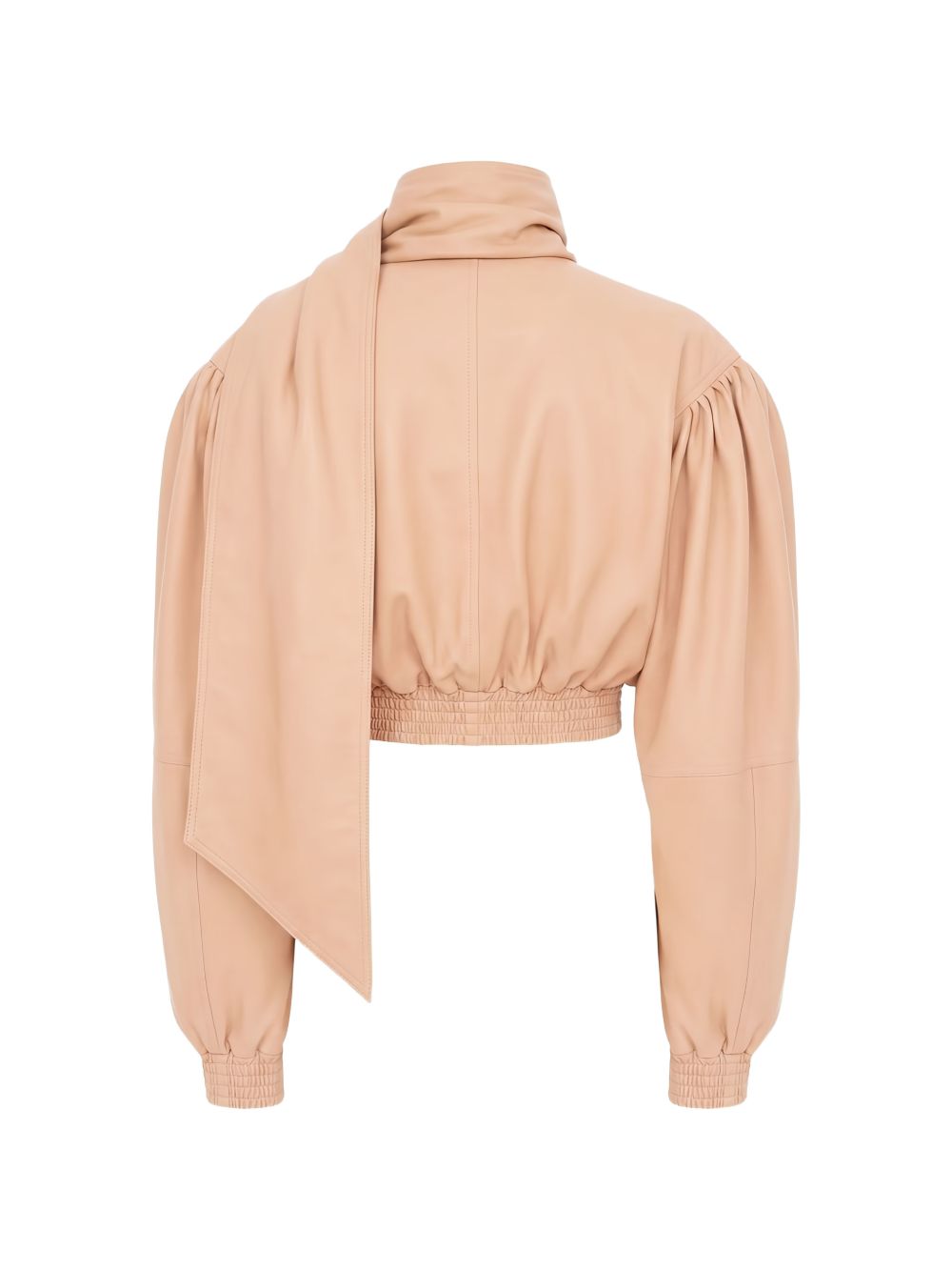 Chloé Women Scarfed Leather Jacket