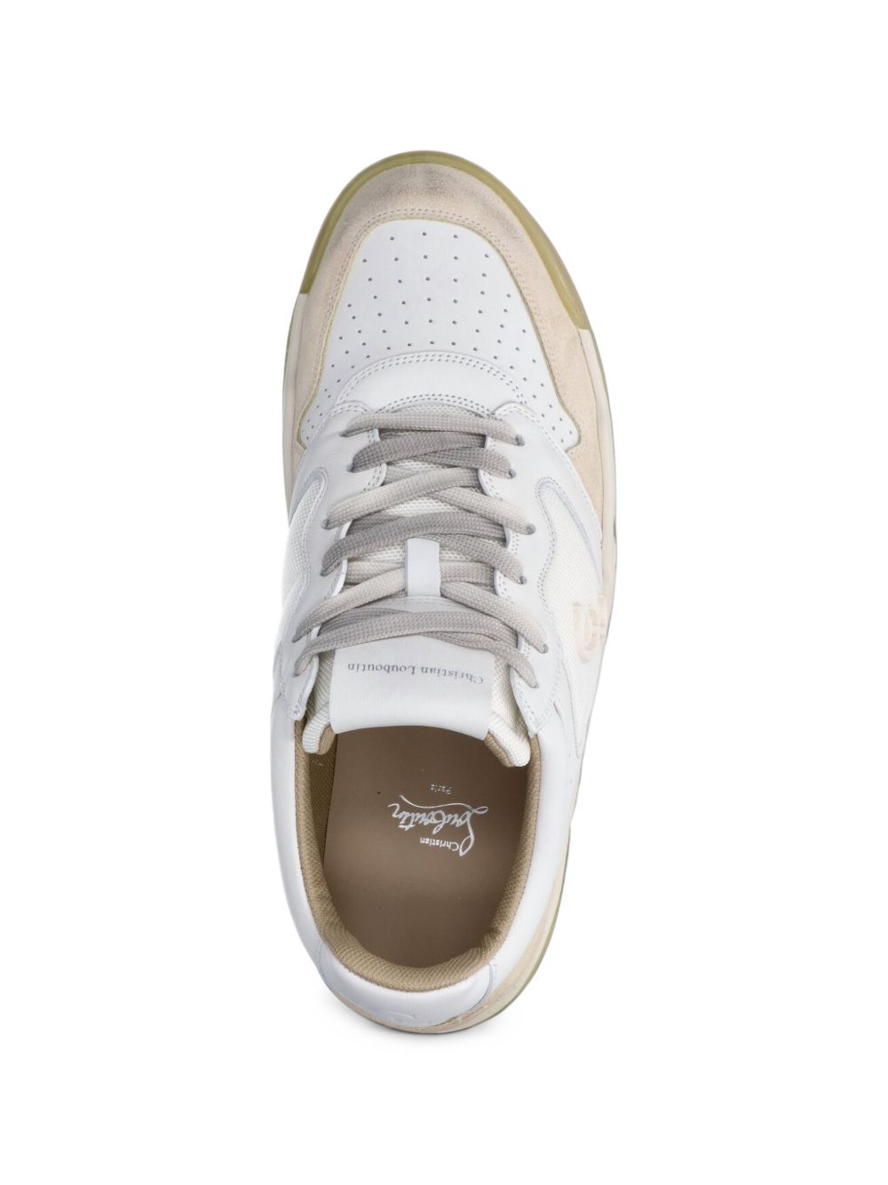 Christian Louboutin Men Basketball 1 Retro Leather Sneakers CHRISTIAN LOUBOUTIN