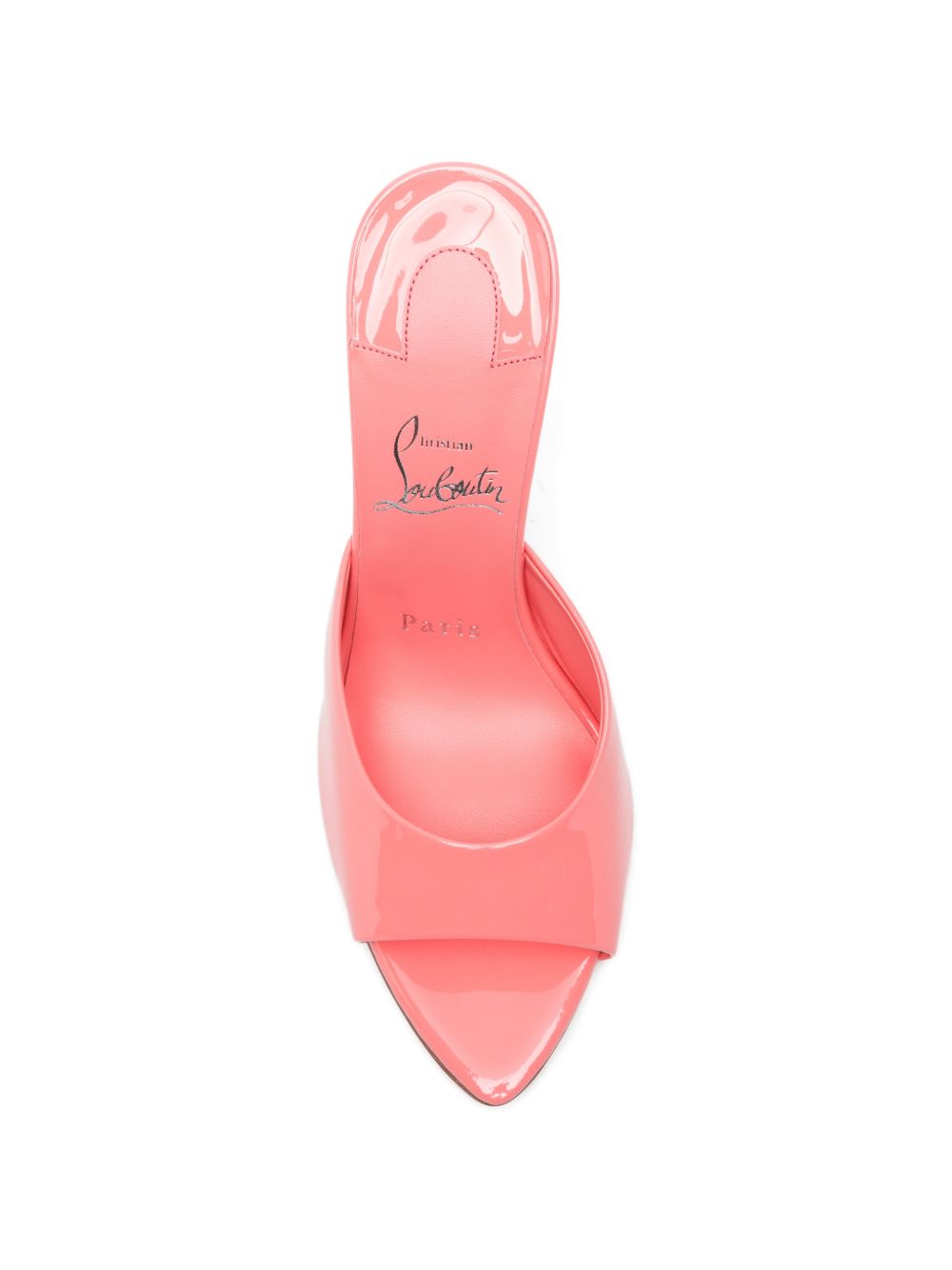 Christian Louboutin Women Miss Z Patent Leather Mules CHRISTIAN LOUBOUTIN