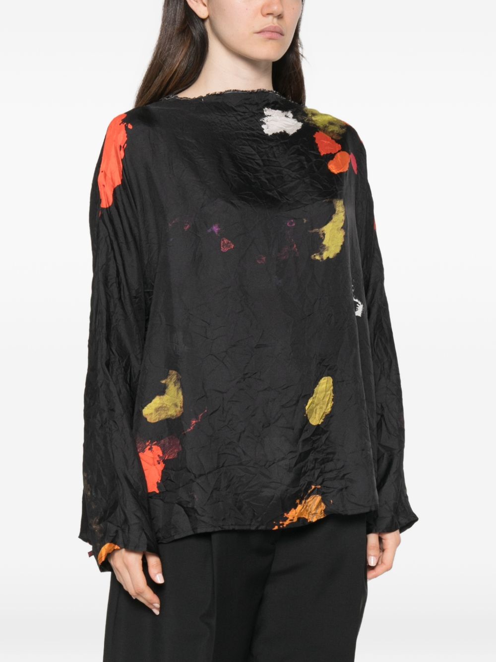 Daniela Gregis Women Printed Silk Shirt DANIELA GREGIS