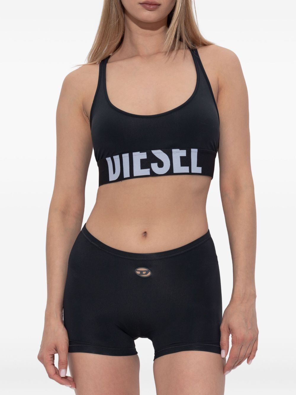 Diesel Women Logo Bralette Bra DIESEL