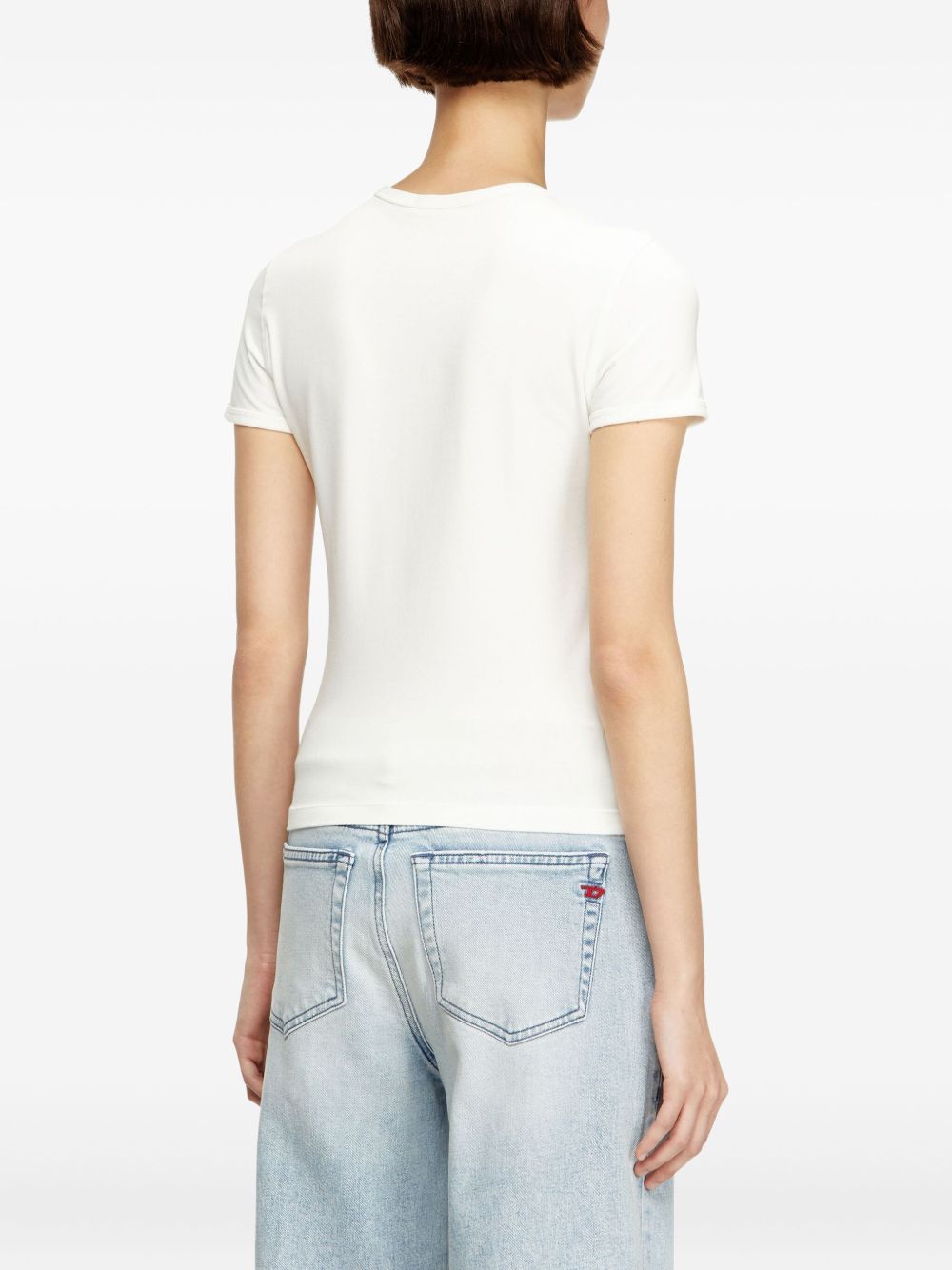 Diesel Women Logo Cotton T-Shirt DIESEL