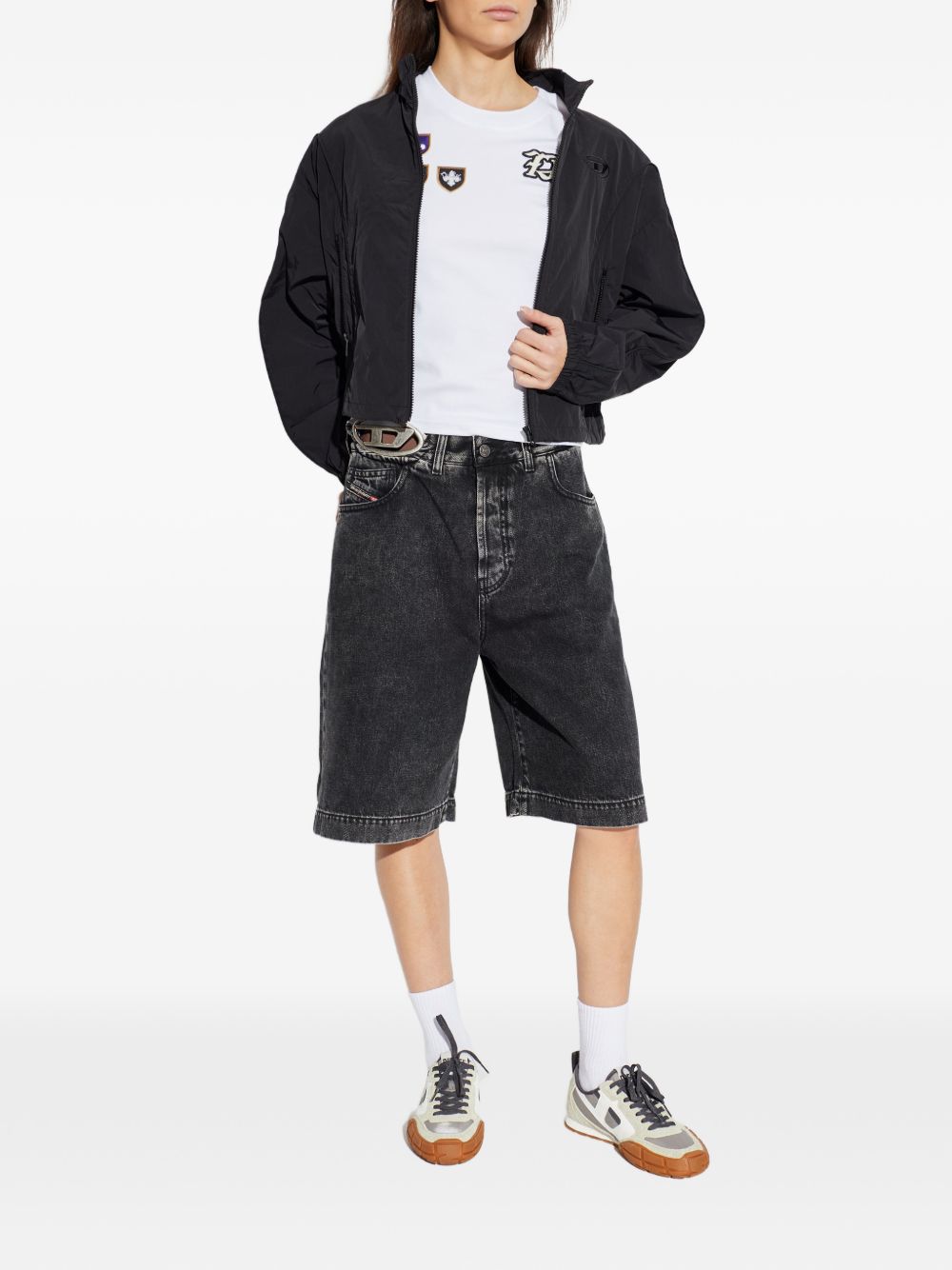 Diesel Women Denim Bermuda Shorts DIESEL