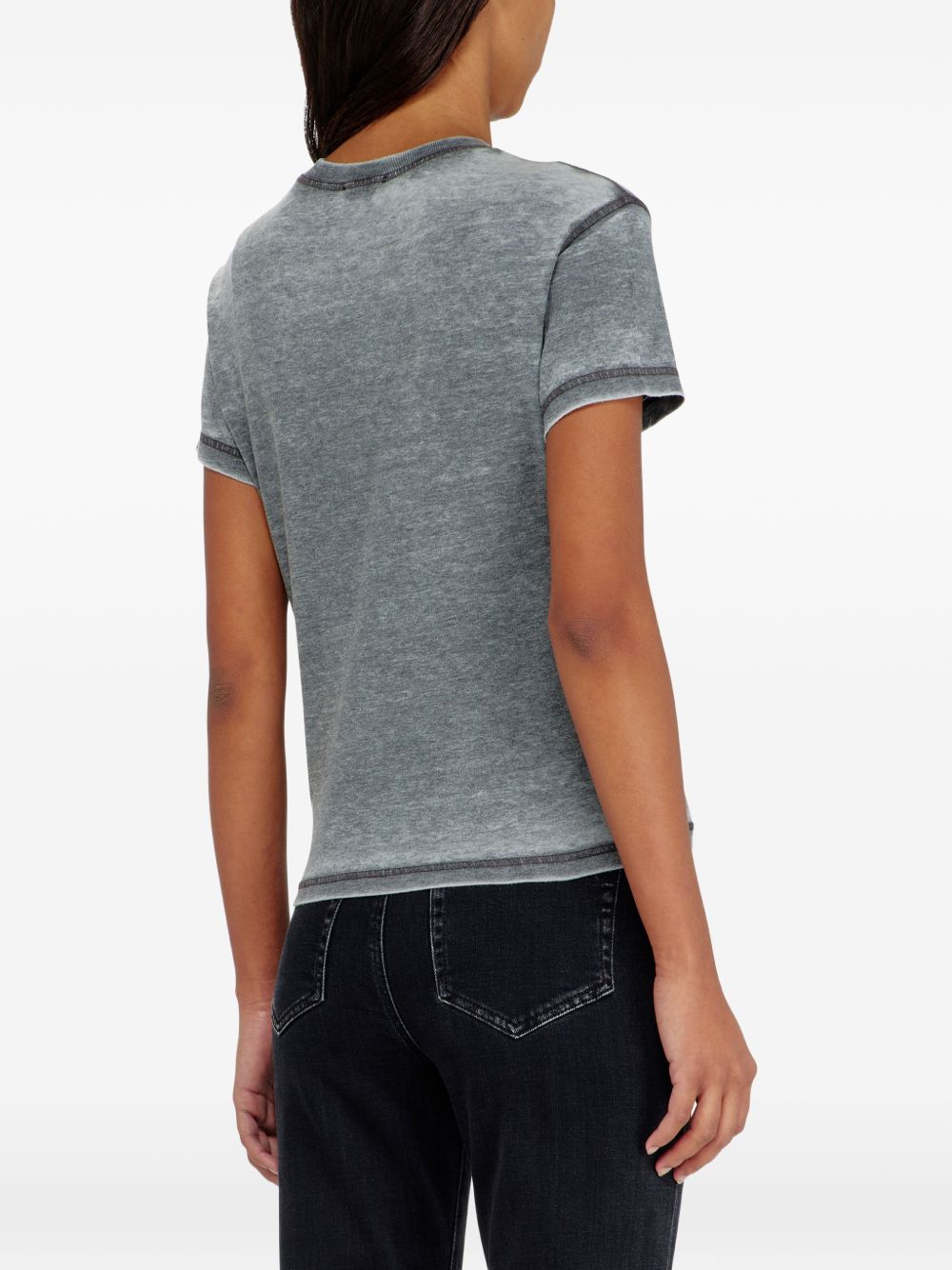 Diesel Women Cotton Blend T-Shirt DIESEL