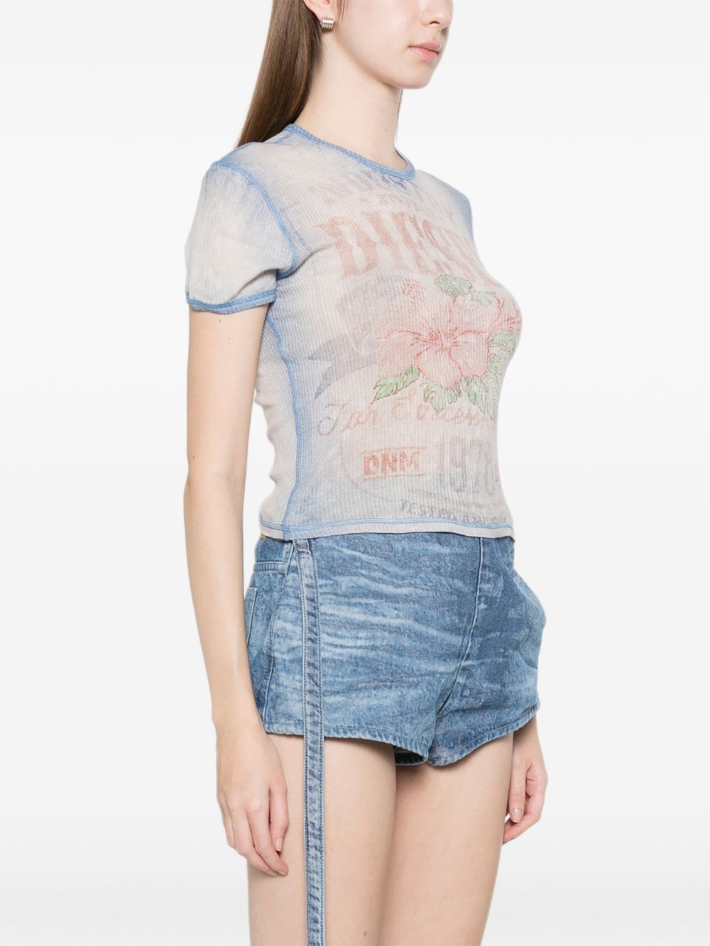 Diesel Women Cotton T-Shirt DIESEL