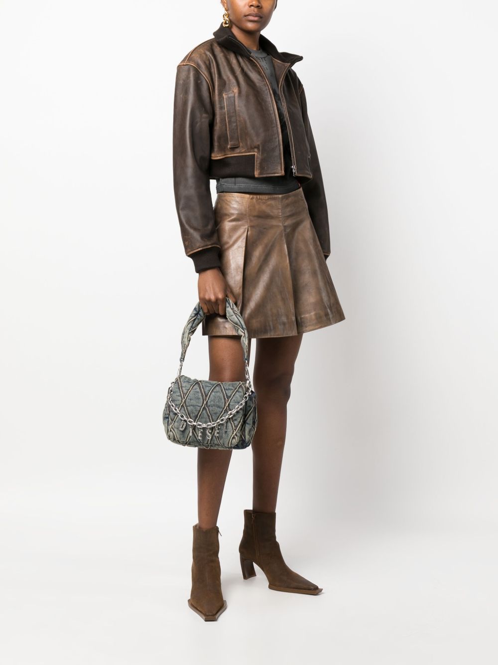 Diesel Women Charm Small Shoulder Bag
