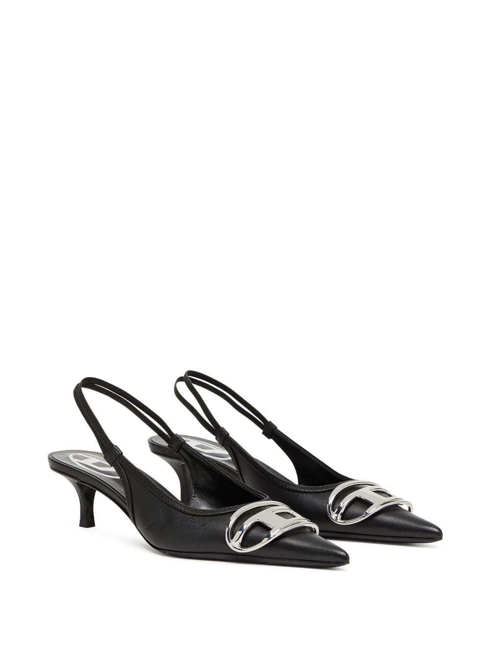 Diesel Women Venus Leather Slingback Pumps DIESEL