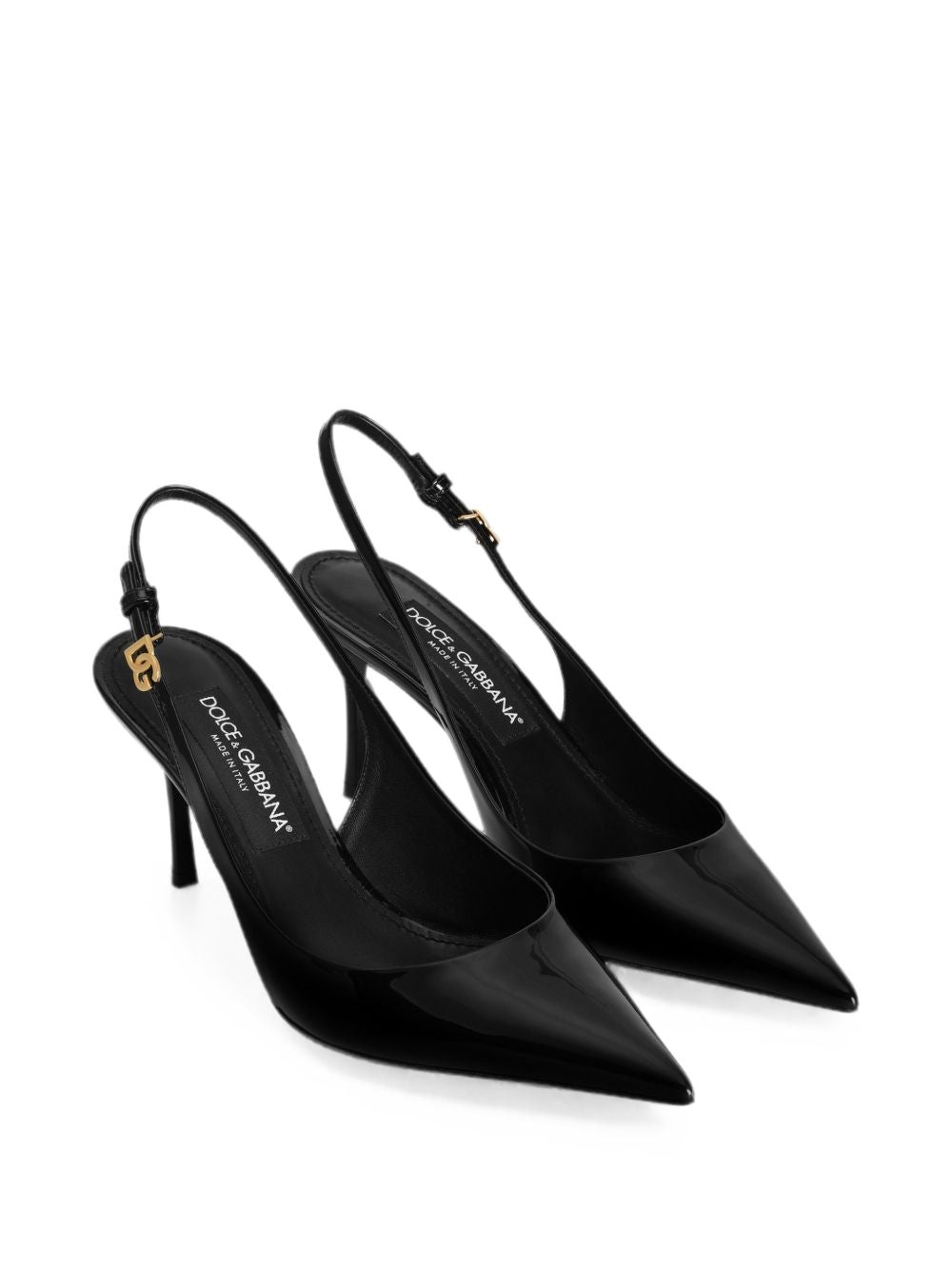 Dolce & Gabbana Women Patent Leather Slingback Pumps DOLCE & GABBANA