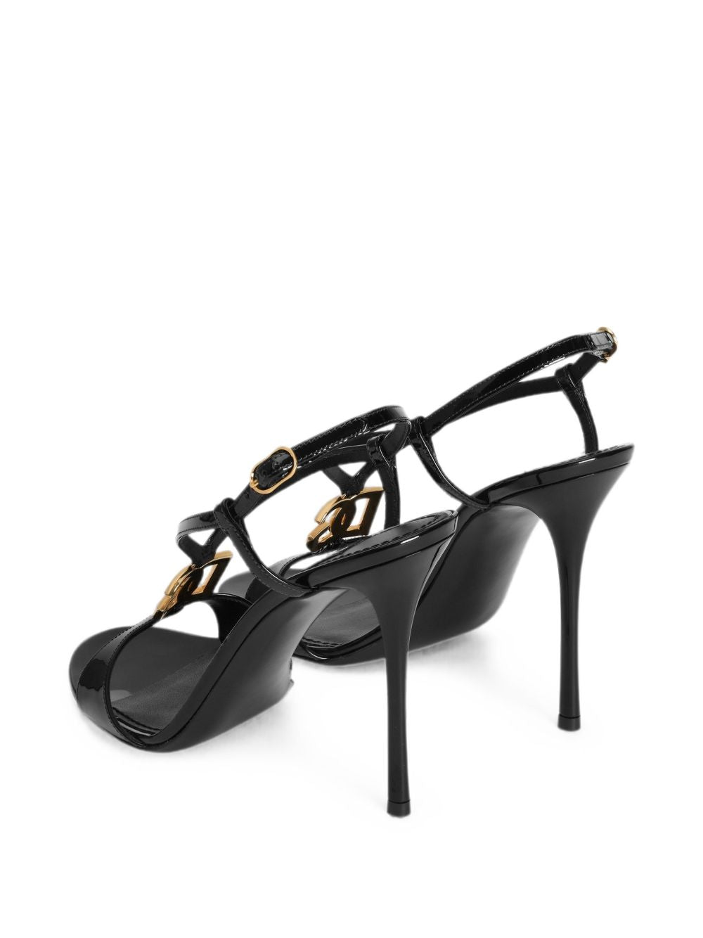 Dolce & Gabbana Women Patent Leater Sandals DOLCE & GABBANA