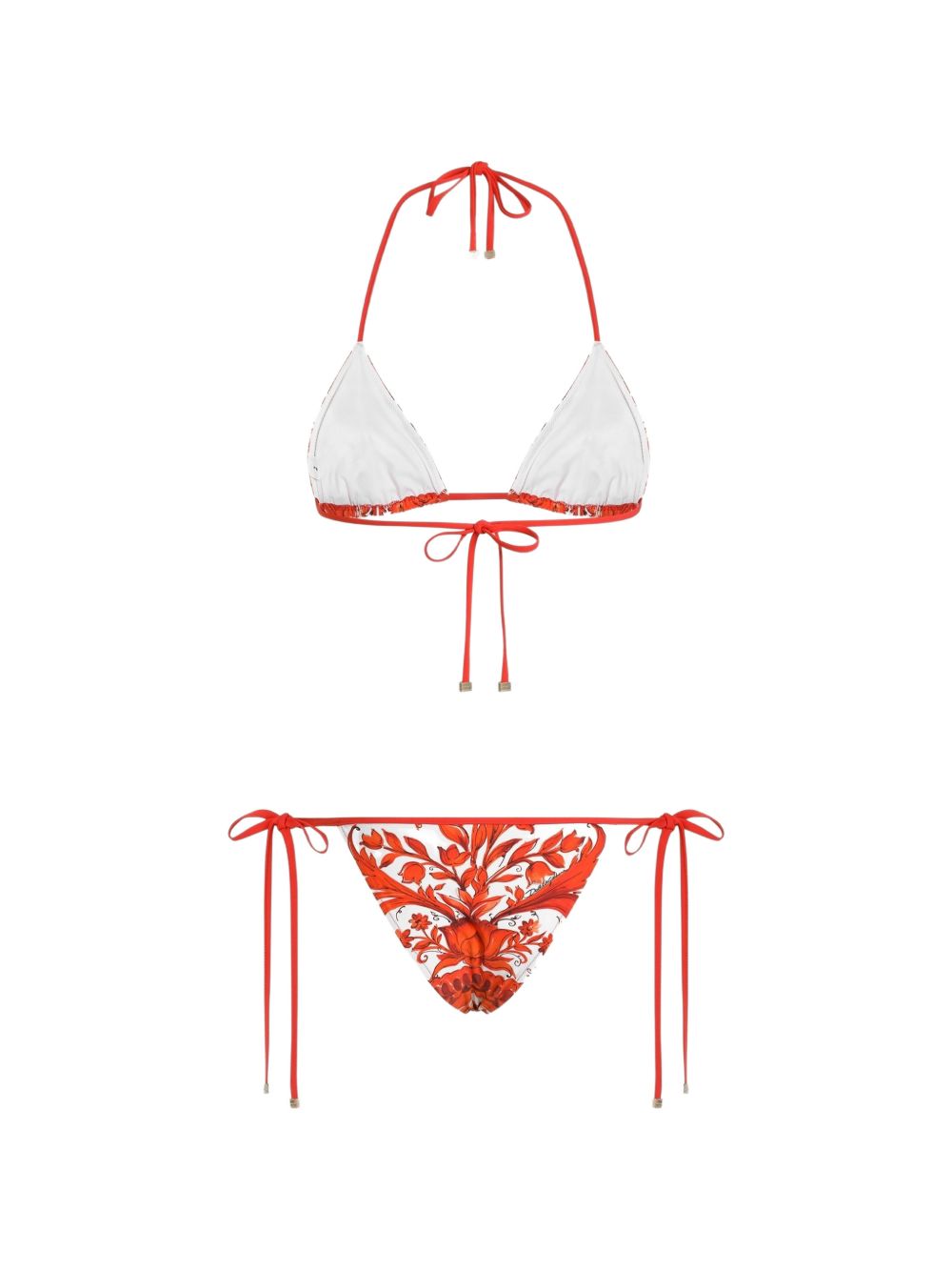 Dolce & Gabbana Women Maiolica Print Bikini Set DOLCE & GABBANA